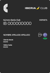 Iberia Club Infinita digital card