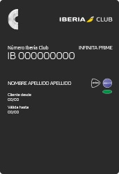 Iberia Club Infinita Prime digital card