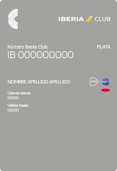 Iberia Club Plata digital card
