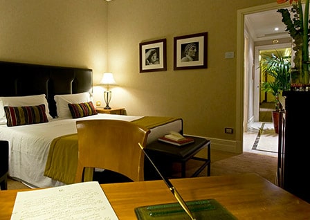 Vista del Dei Mellini, un hotel amb encant prop del Vaticà i del centre de Roma, ideal per explorar la ciutat.