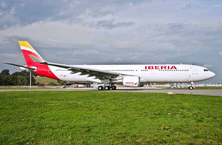 educar escribir teatro Detalle Flota Iberia Airbus A330-300