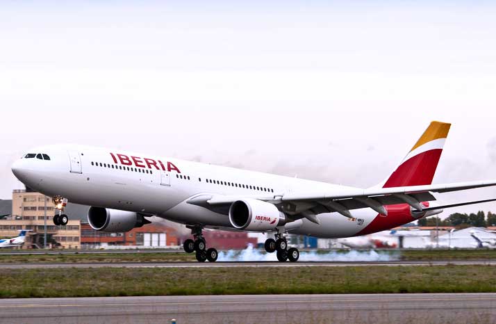 educar escribir teatro Detalle Flota Iberia Airbus A330-300