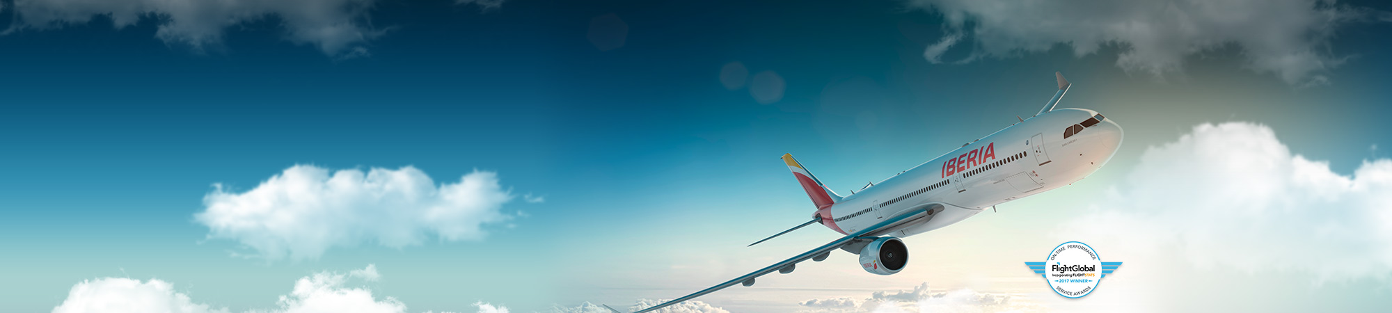 Iberia, la compañía aérea más puntual de 2017 Iberia, la compañía aérea más puntual de 2017