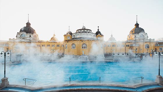 Los famosos Baños Széchenyi de Budapest