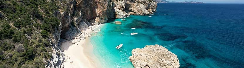 The image shows a couple in a pool